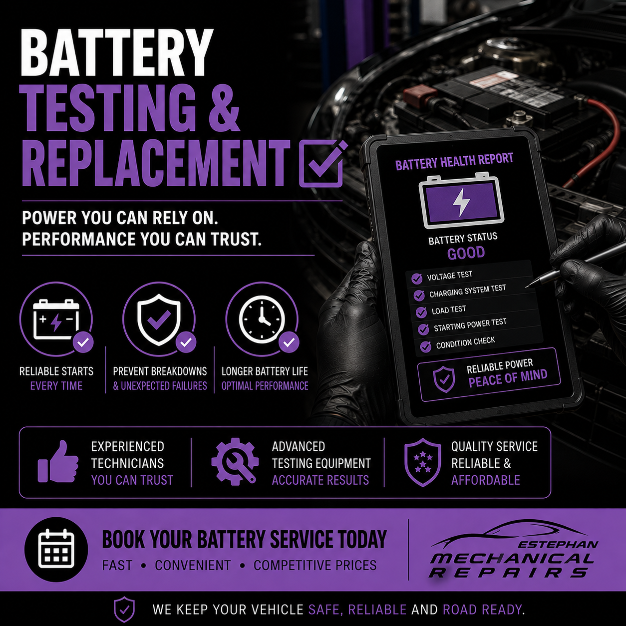 Battery Testing & Replacement