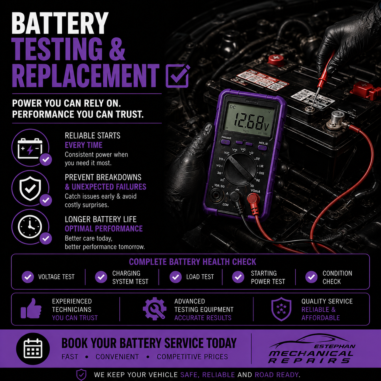 Battery Testing & Replacement