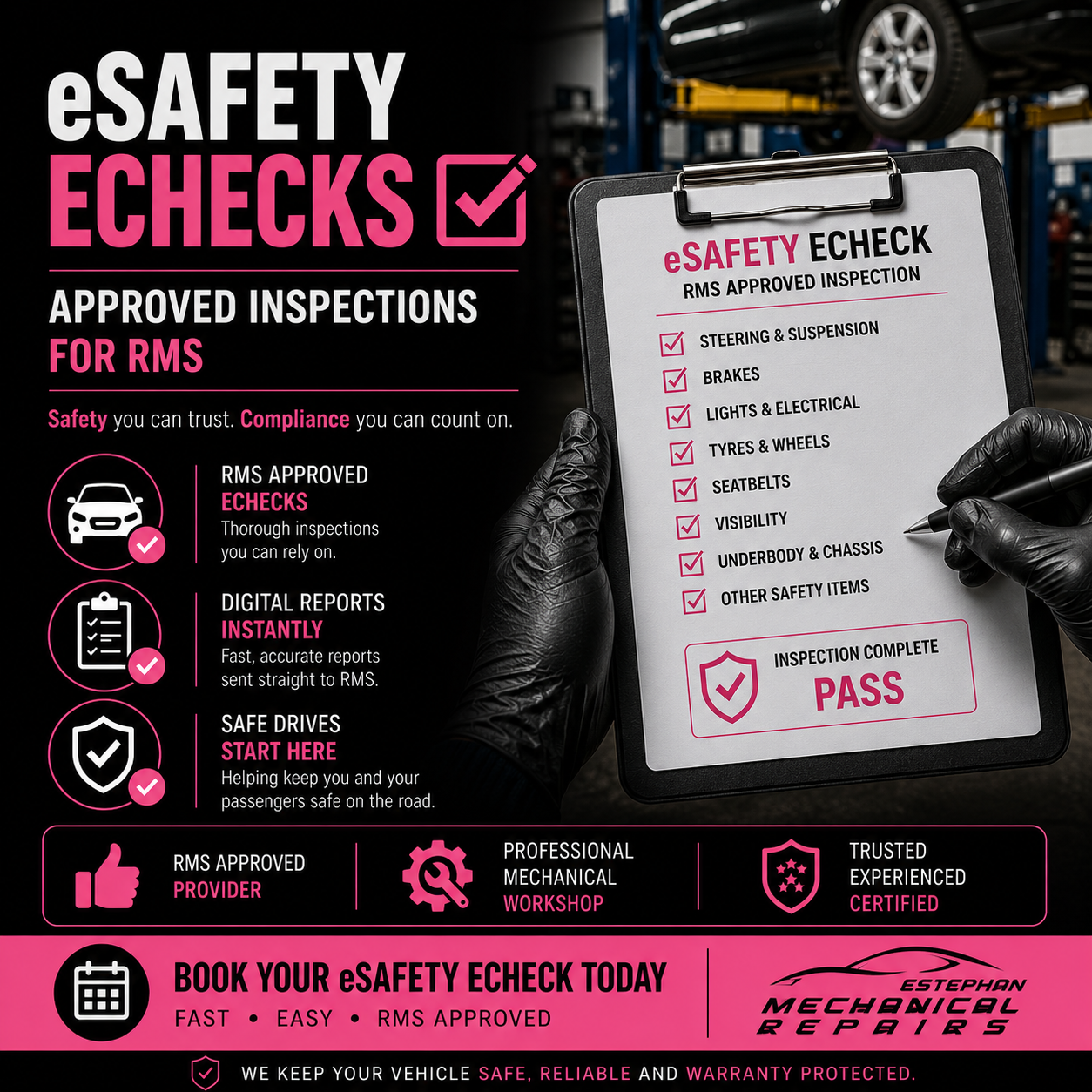 eSafety Checks (Pink Slips)